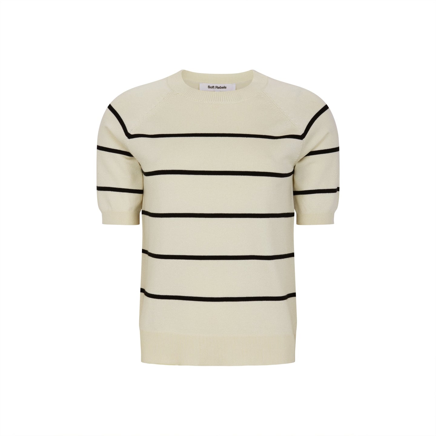 Marla ss stripe o-neck knit