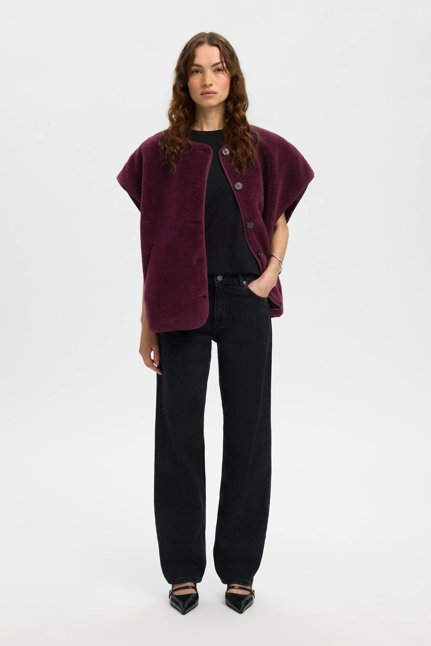 Smilla short teddy vest