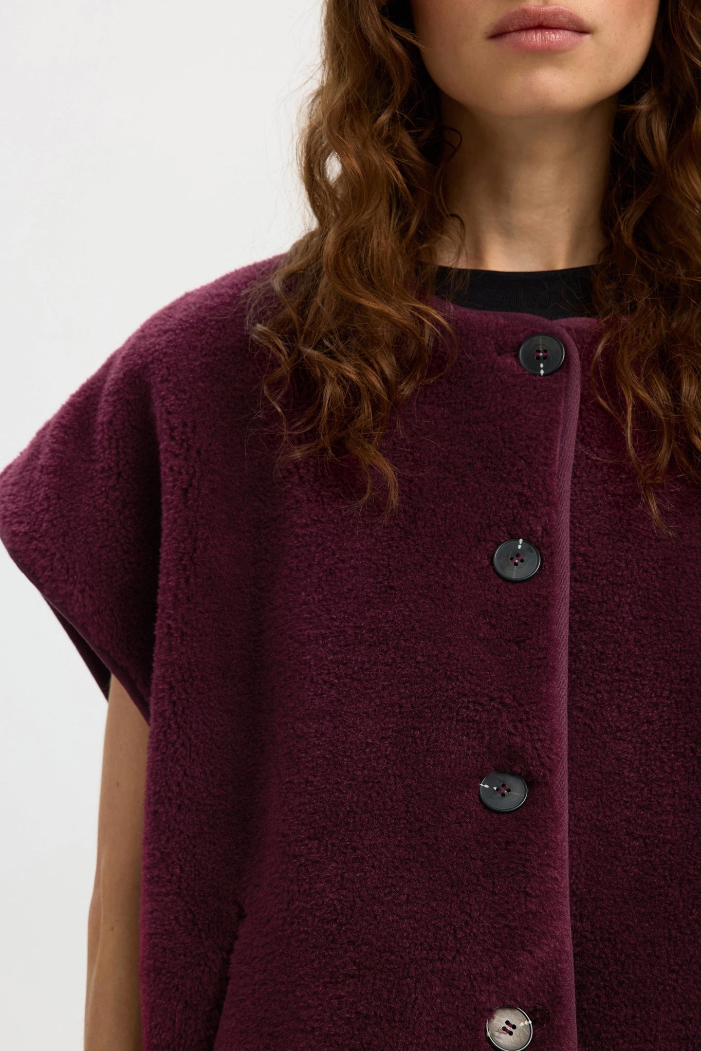 Smilla short teddy vest