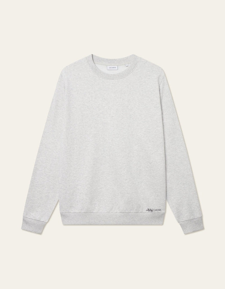 Les Deux Brandon Sweatshirt Lichtgrijs Heren