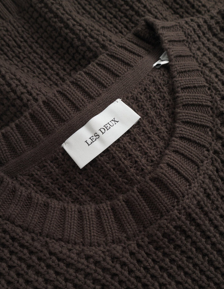 Alvin waffle crewneck knit