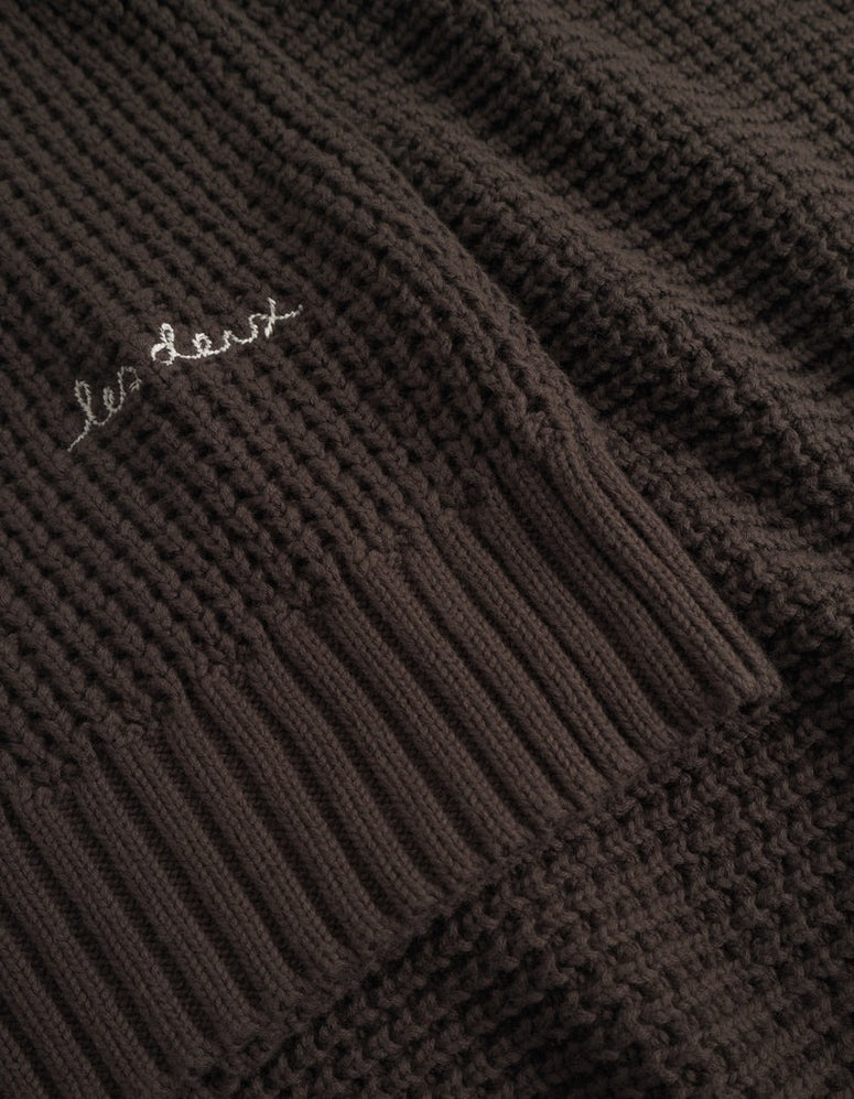 Alvin waffle crewneck knit