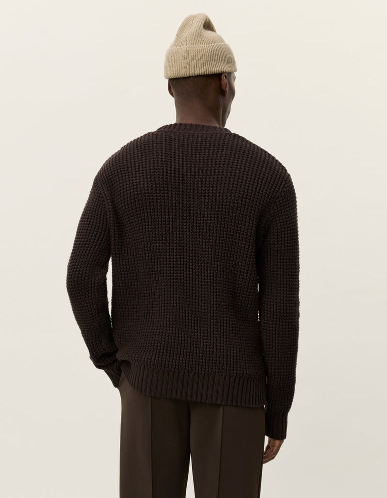 Alvin waffle crewneck knit