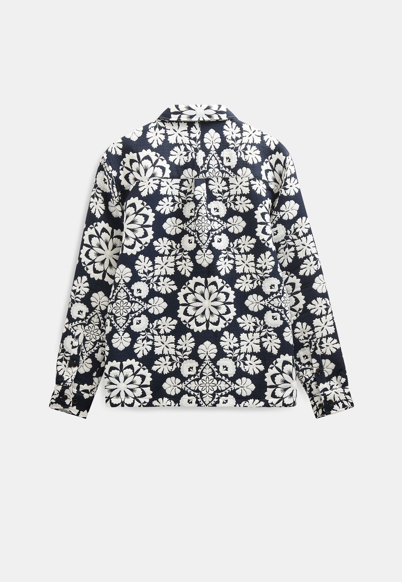 Oscar Flower jacquard overshirt