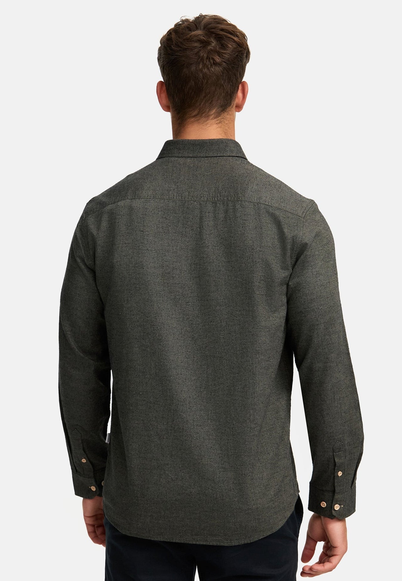 Kronstadt Johan Diego Cotton Shirt Donkergroen Heren