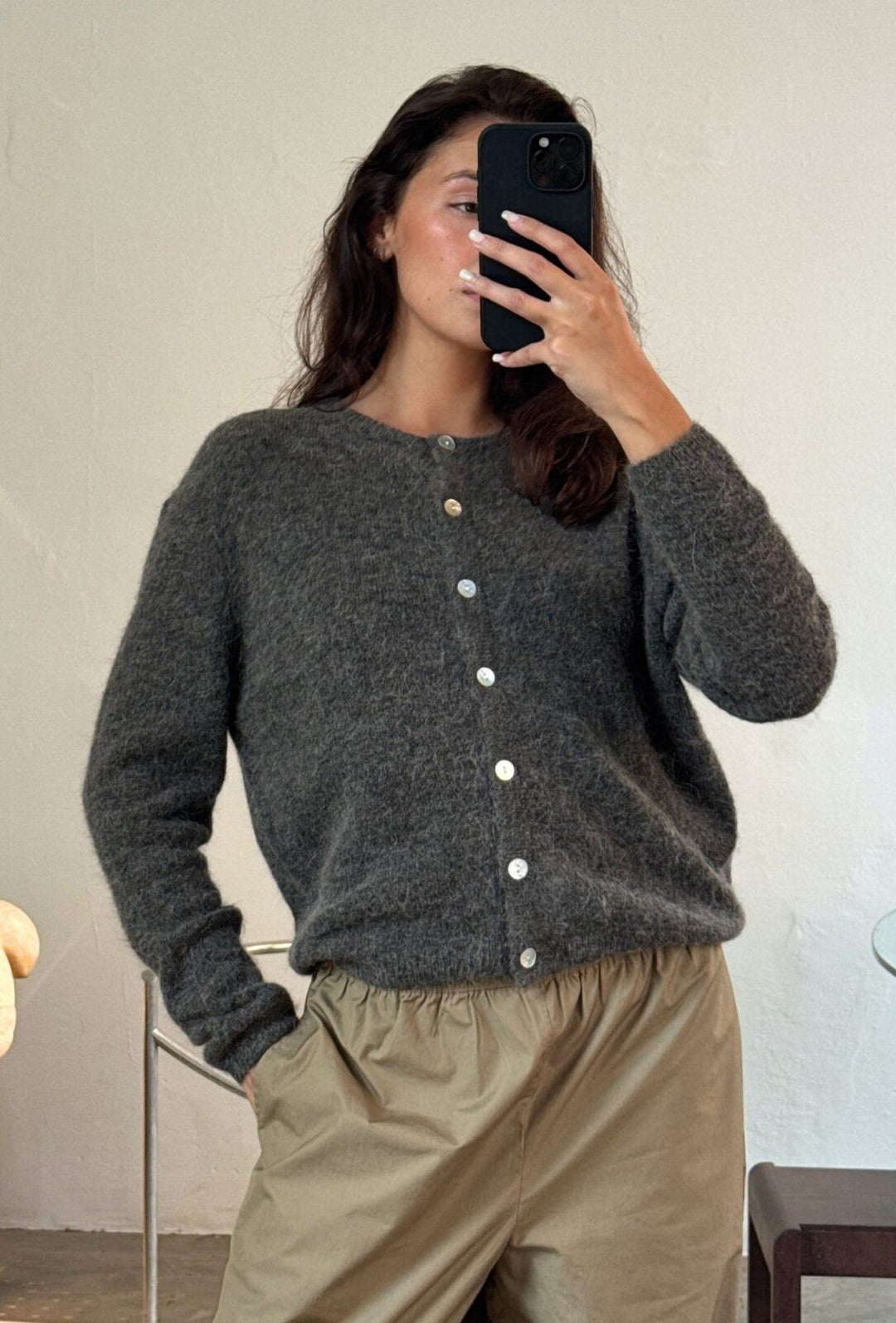 Flora cardigan knit