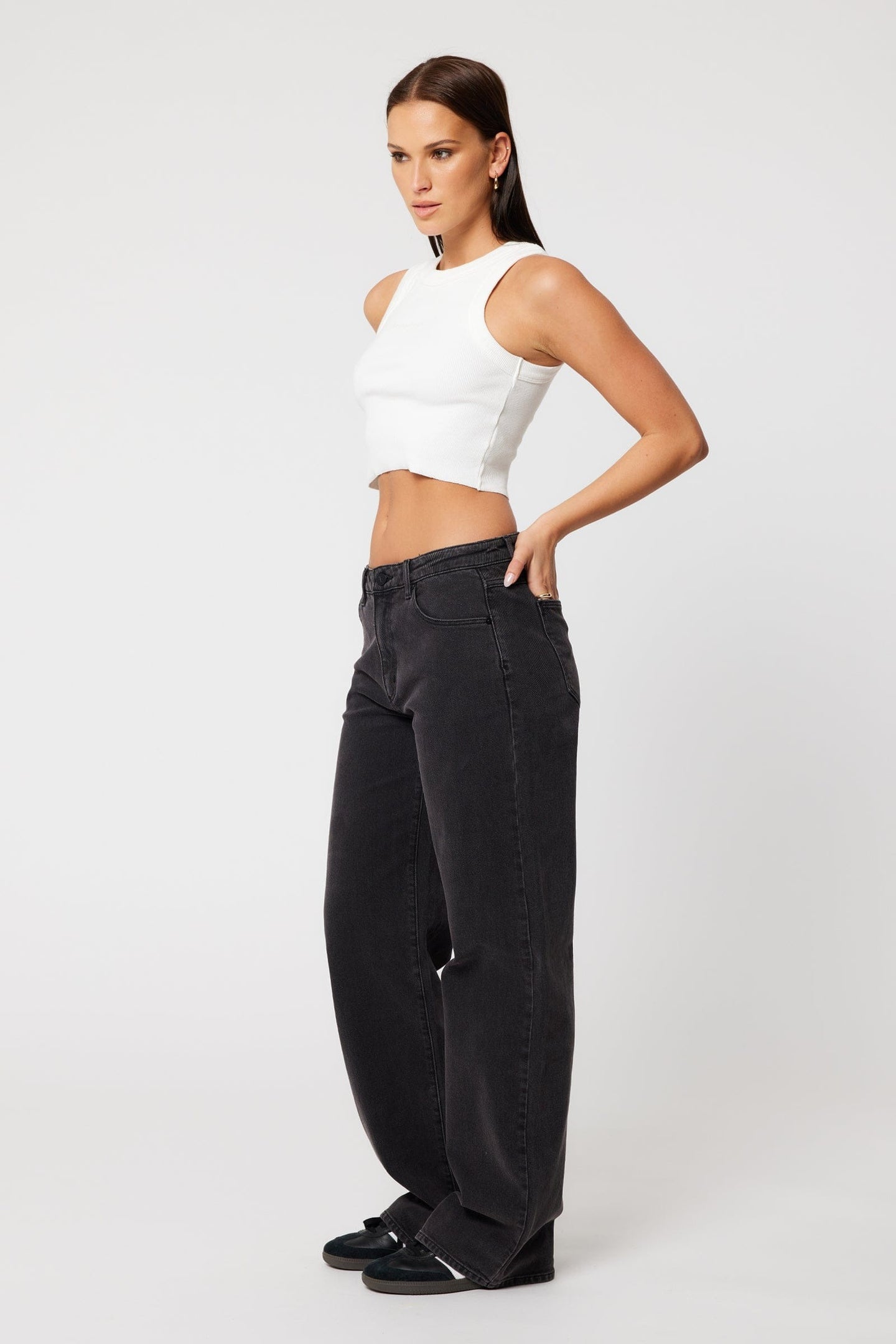 Abrand 95 Baggy Heidi Zwart Dames