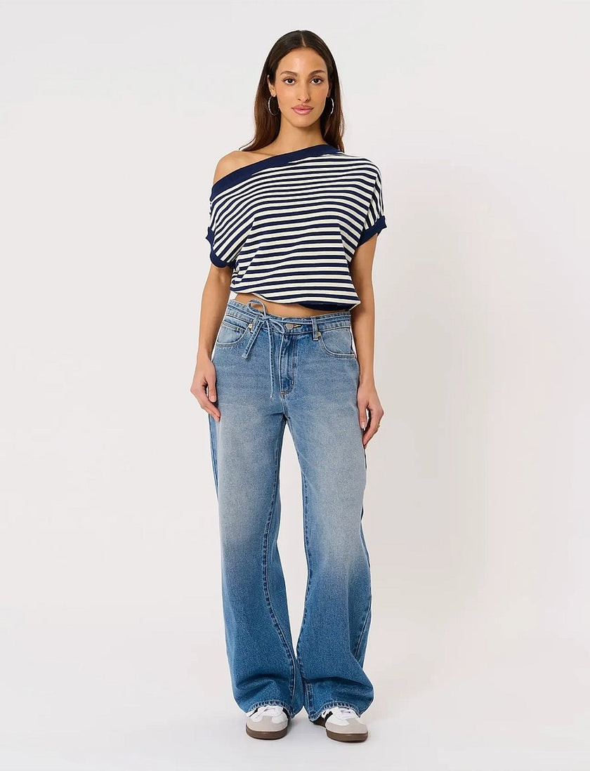 Abrand 99 Low Baggy Blauw Dames