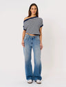Abrand 99 Low Baggy Blauw Dames