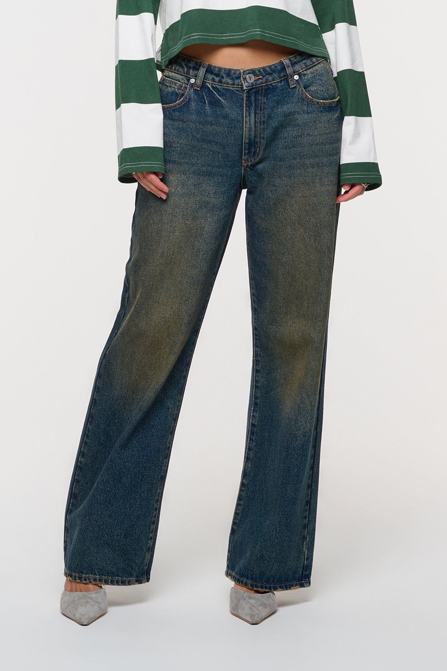 Abrand 99 Low Baggy Kiri Blauw Dames