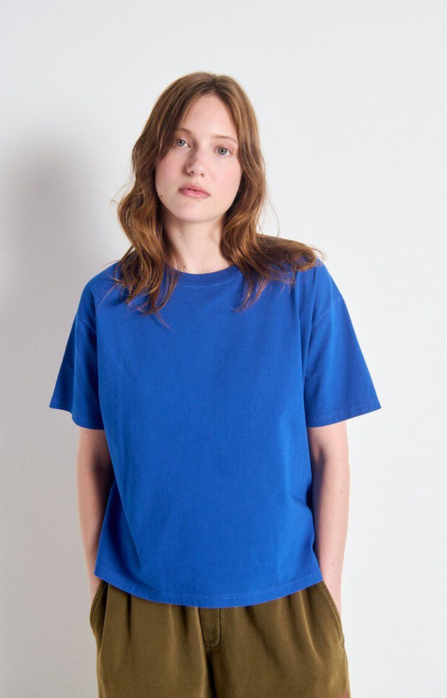 American Vintage Fizvalley Tee Blauw Dames