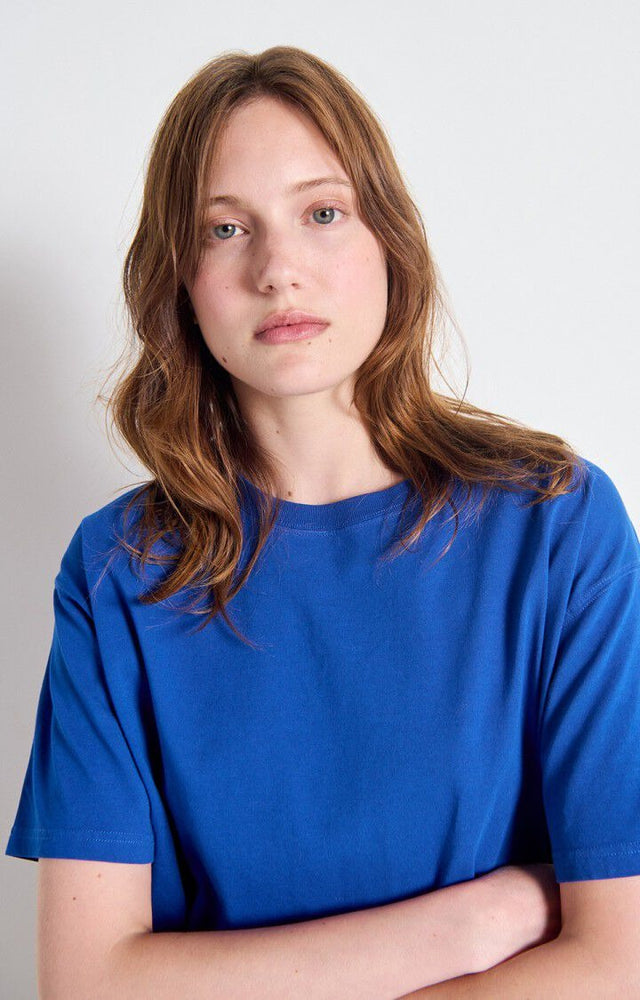 American Vintage Fizvalley Tee Blauw Dames