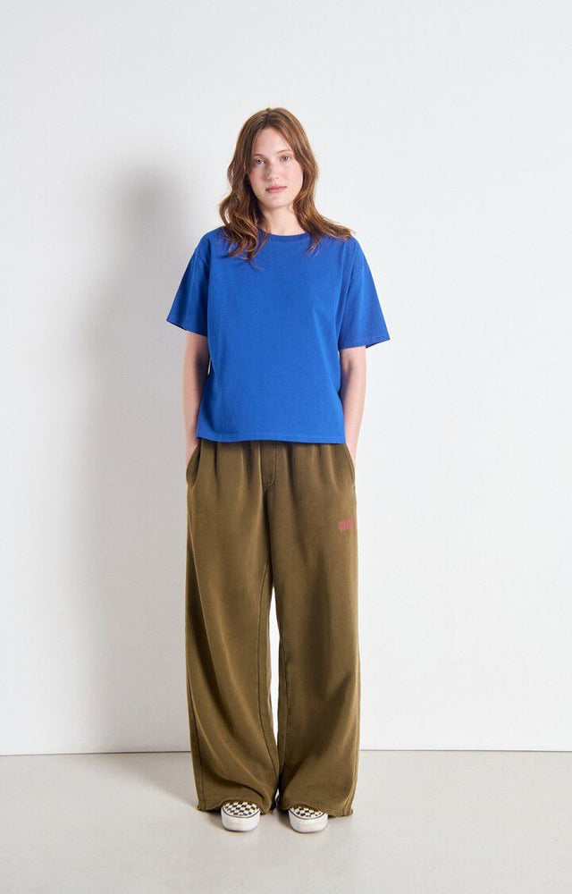 American Vintage Fizvalley Tee Blauw Dames