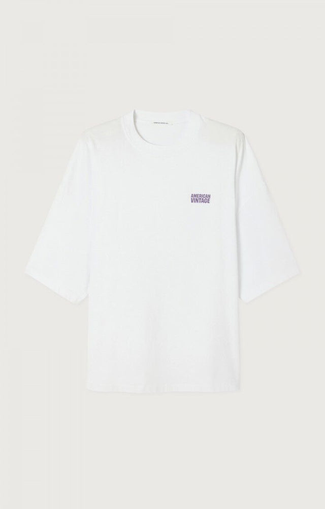 American Vintage Gixy Tee Wit Heren