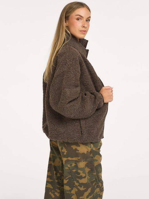 American Vintage Hoktown Fleece Donkerbru