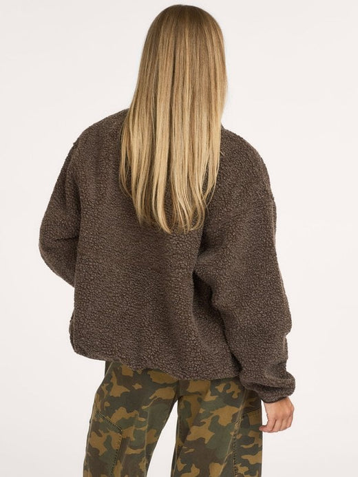 American Vintage Hoktown Fleece Donkerbru