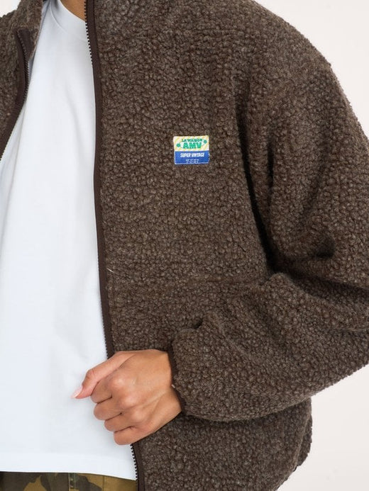 American Vintage Hoktown Fleece Donkerbru