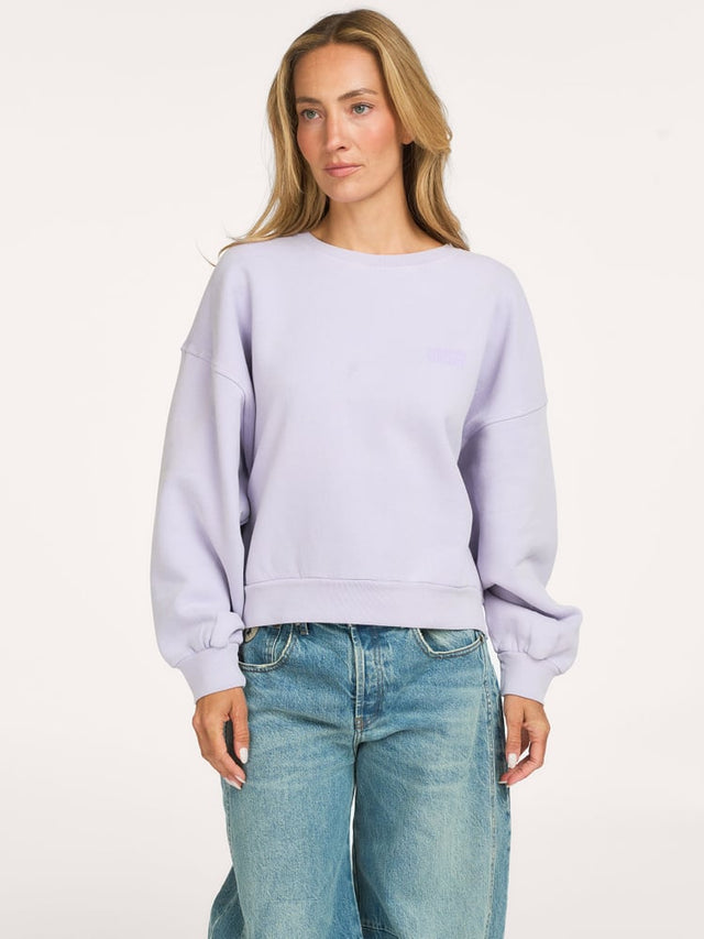 American Vintage Jitbay Sweater Lichtpaars Dames