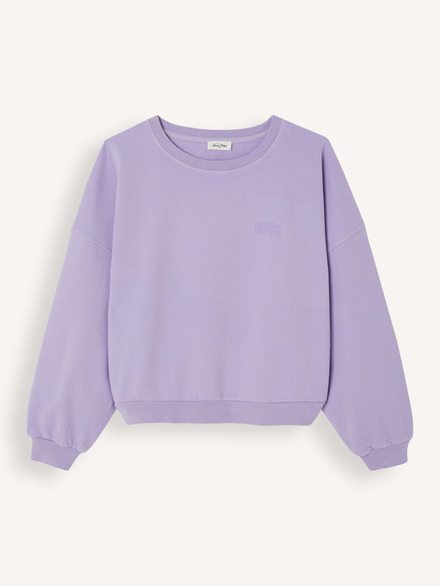 American Vintage Jitbay Sweater Lichtpaars Dames