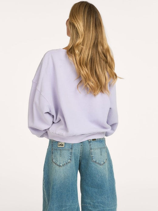 American Vintage Jitbay Sweater Lichtpaars Dames