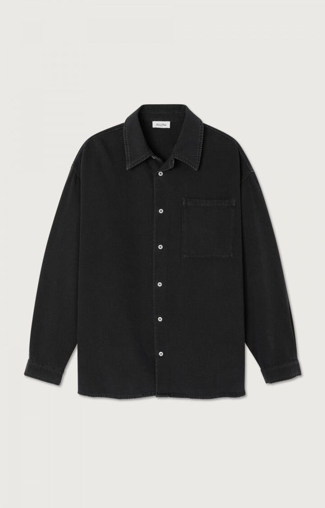 American Vintage Lycaz Shirt Zwart Heren