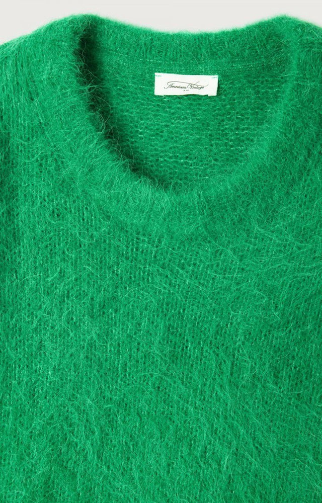 American Vintage Niby Knit Groen Heren