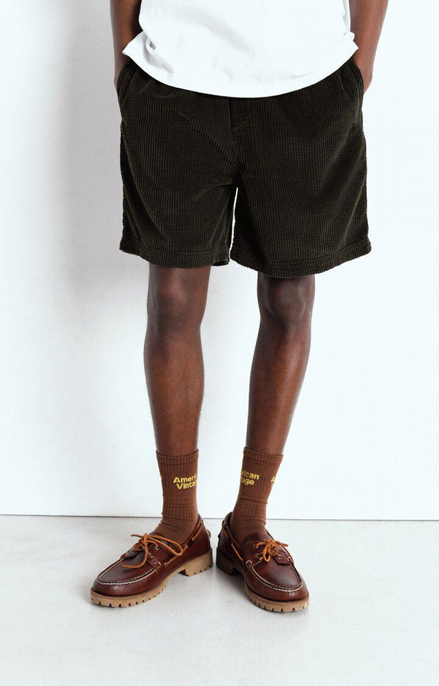 American Vintage Padow Shorts Donkergrijs Heren