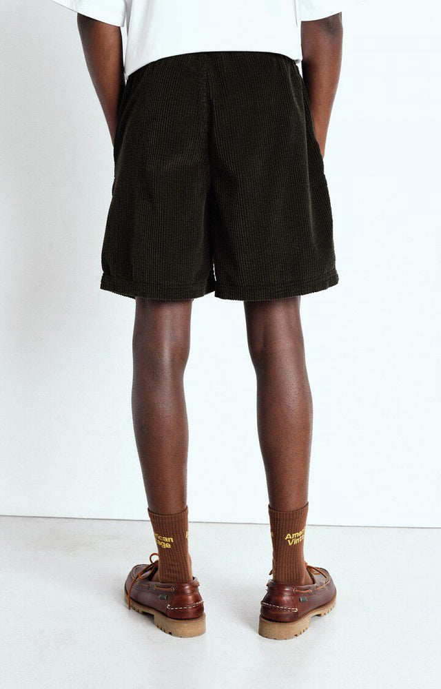 American Vintage Padow Shorts Donkergrijs Heren