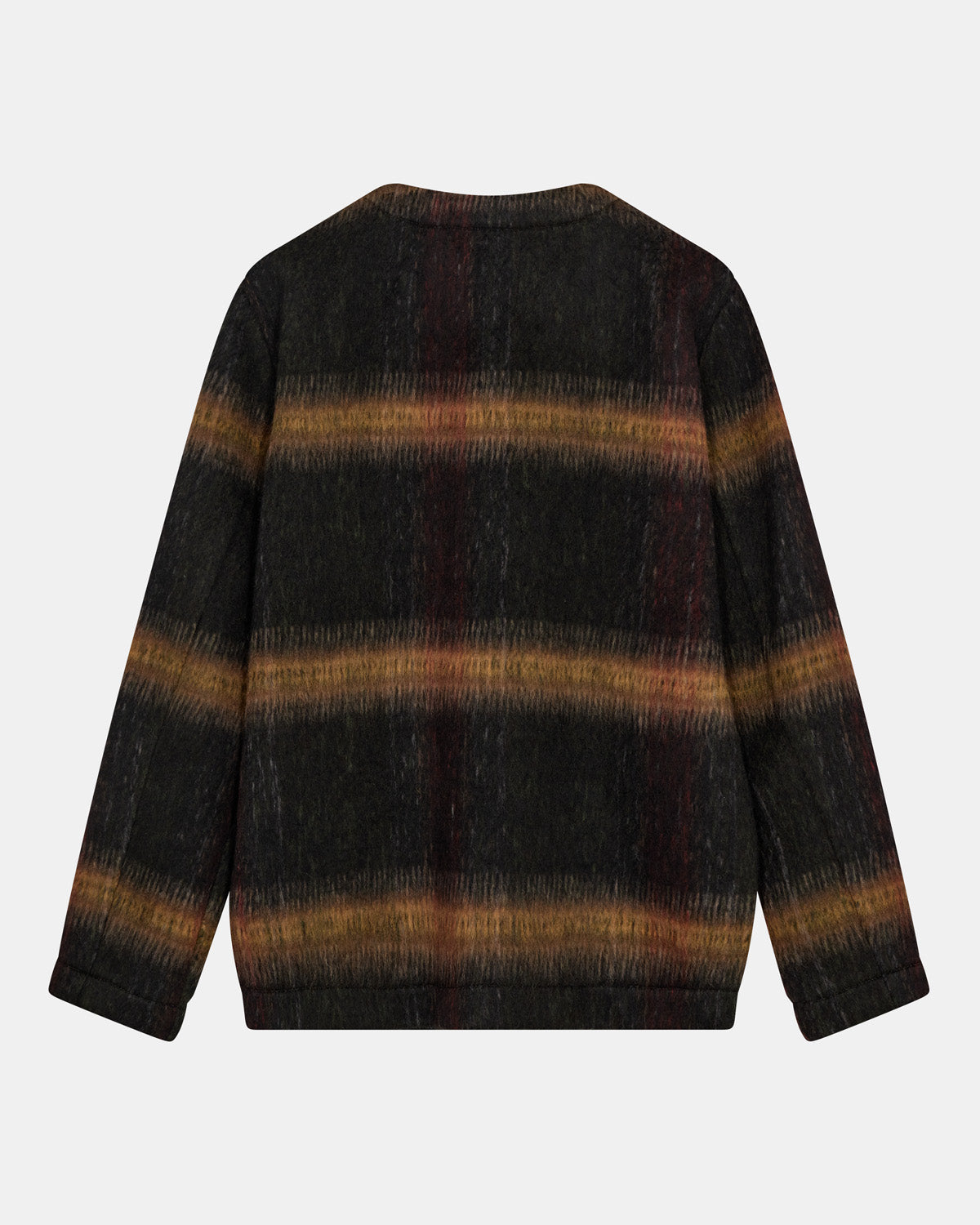 Anerkjendt Dan Heavy Twill Check Overshirt Donkergroen Heren