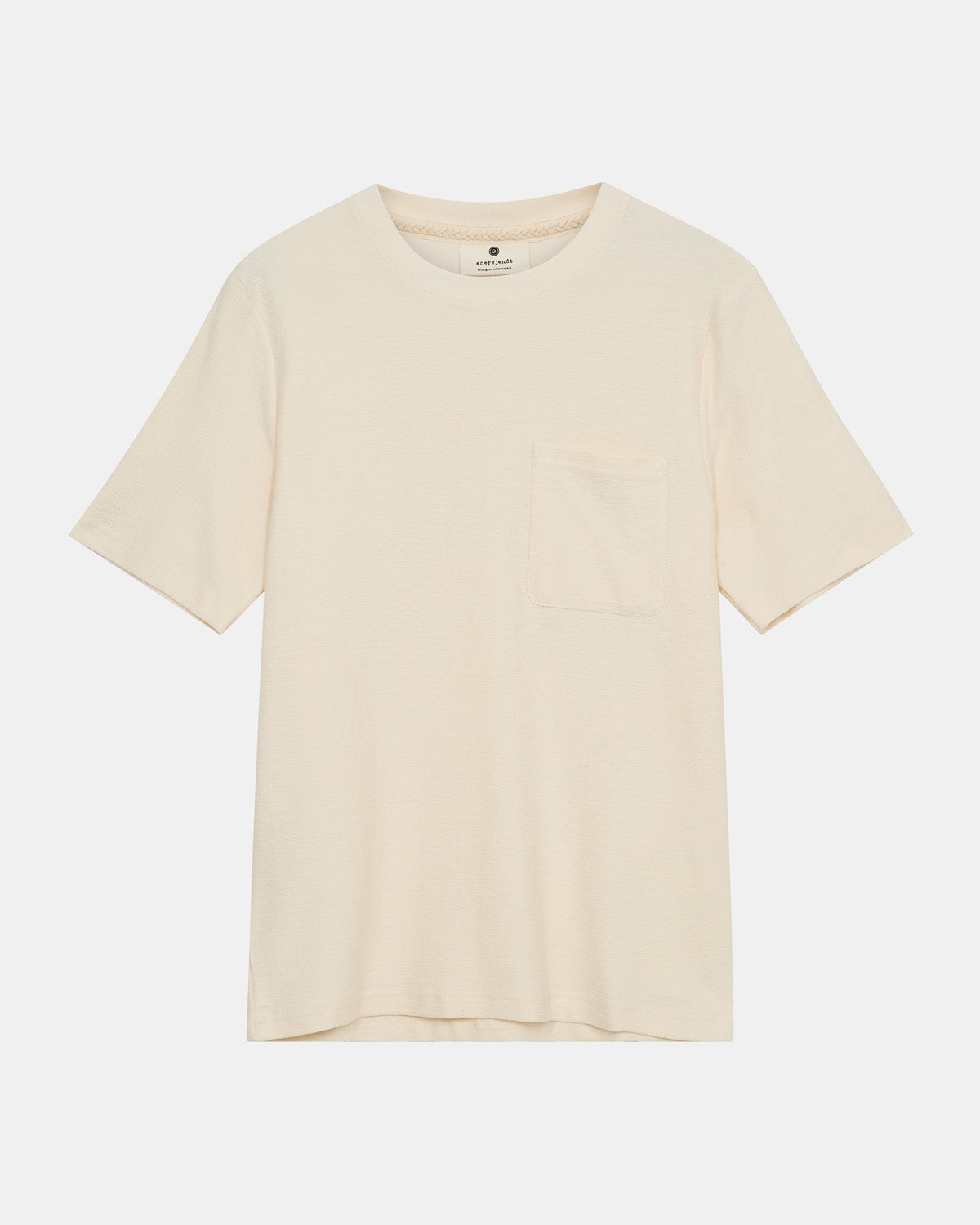 Anerkjendt Kikki Structure Tee Wit Heren