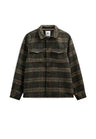Anerkjendt Oscar Heavy Twill Check Overshirt Donkergroen Heren