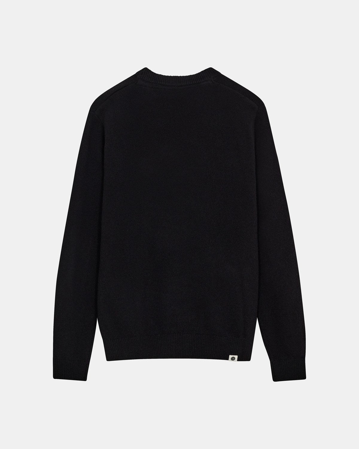 Anerkjendt Rico Lambswool Knit Zwart Heren