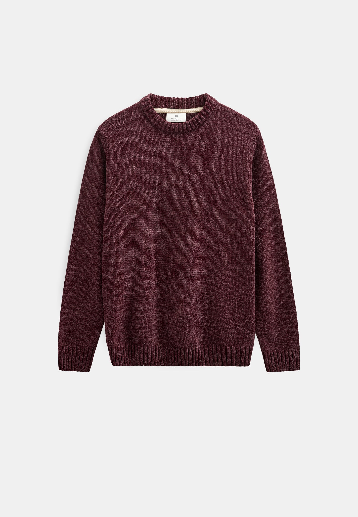 Anerkjendt Sune Chenille Knit Donkerrood Heren