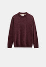 Anerkjendt Sune Chenille Knit Donkerrood Heren