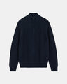 Anerkjendt Sune Patent Halfzip Knit Donkerblauw Heren
