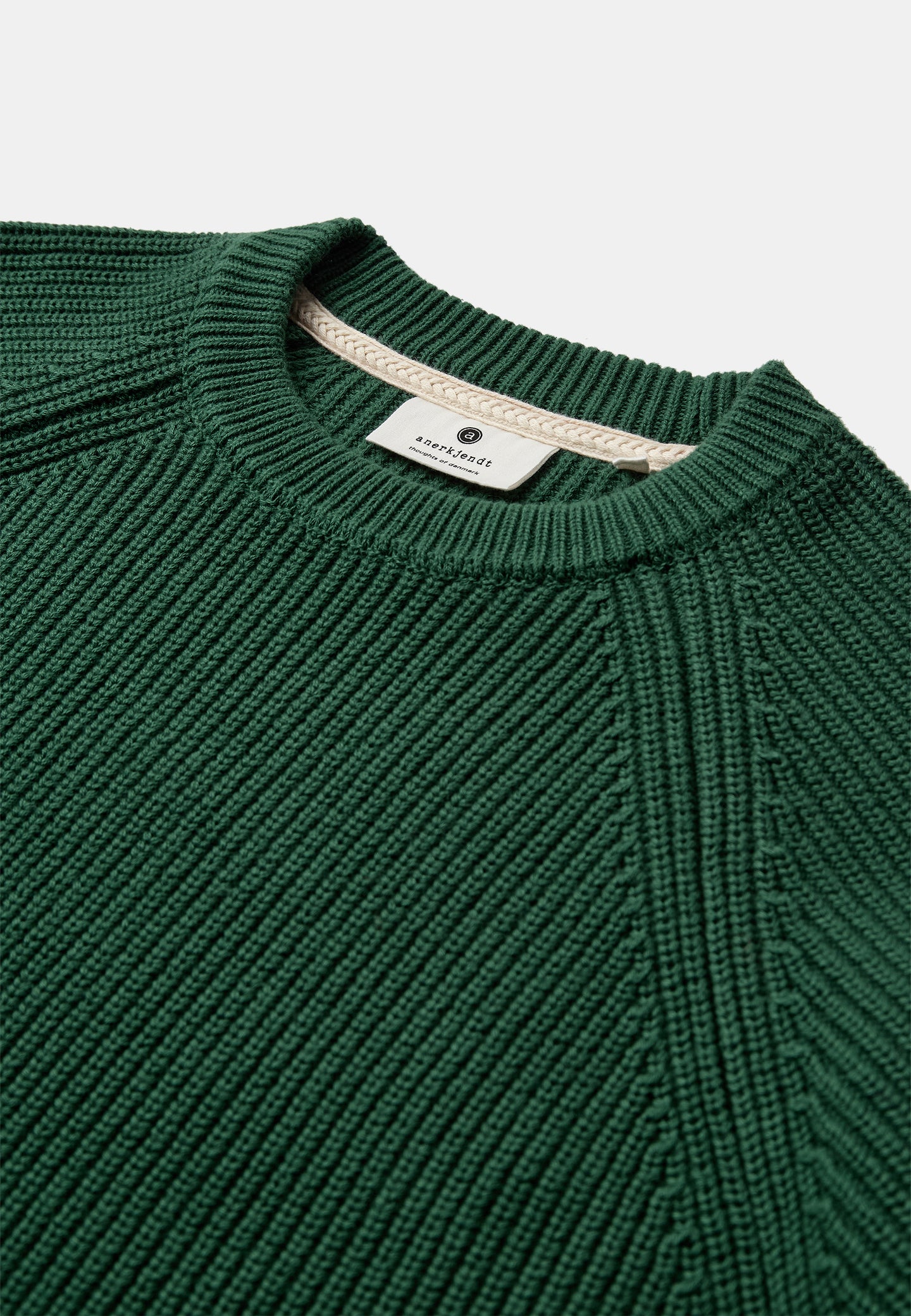 Anerkjendt Sune Patent Knit Donkergroen Heren