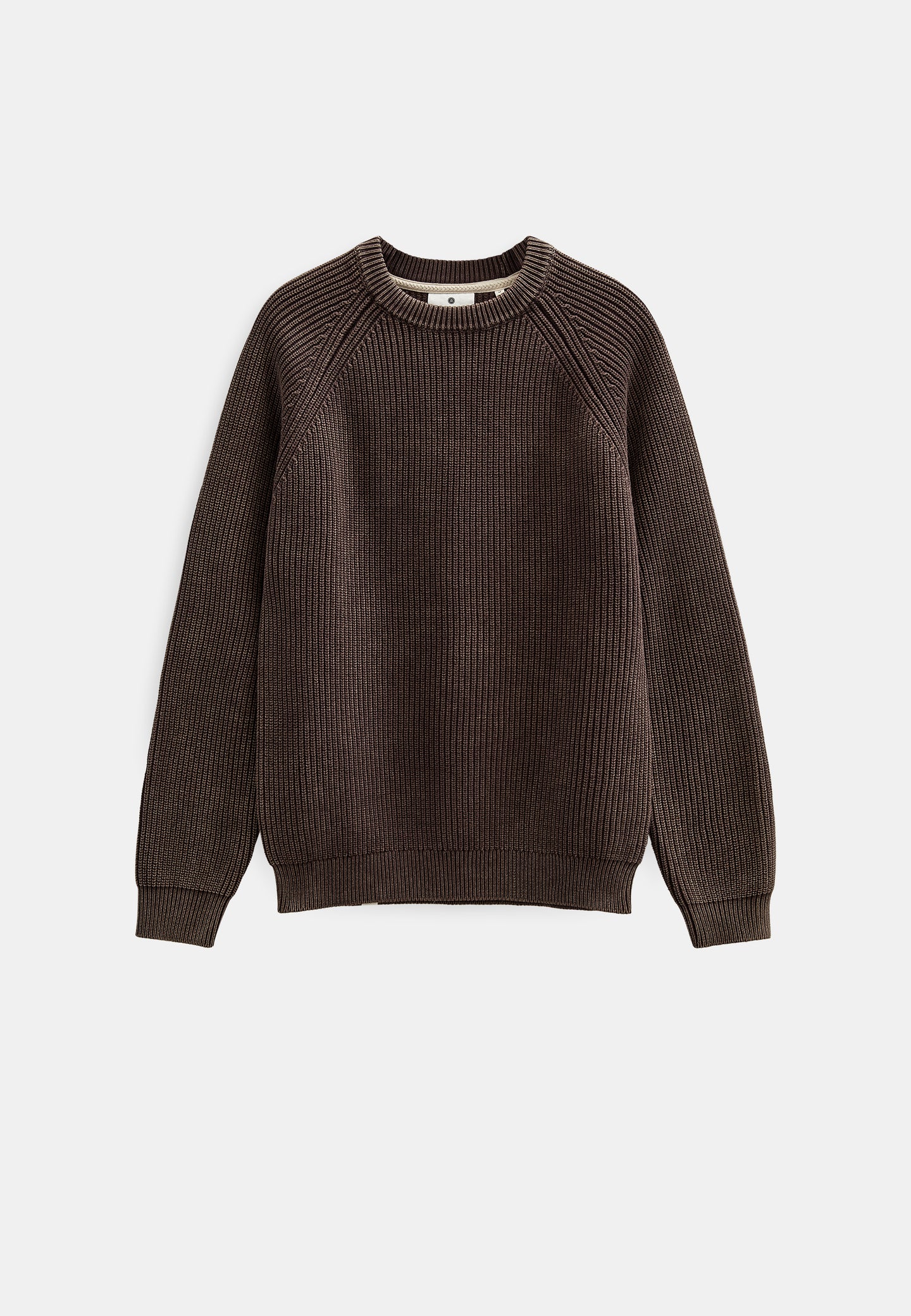 Anerkjendt Sune Washed Patent Knit Donkerbruin Heren