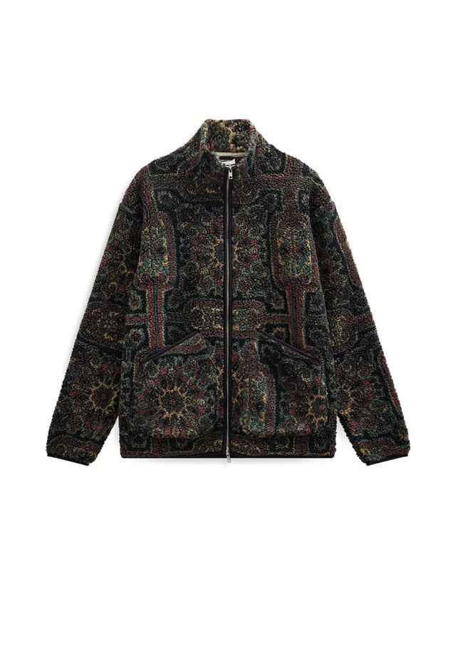 Toni Jacquard Teddy cardigan