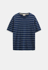 Villads Indigo stripe tee