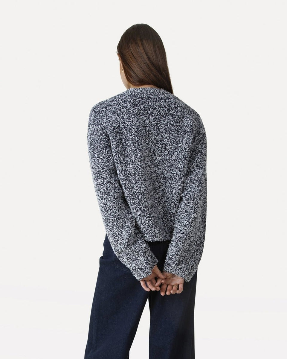 Another Label Alys Knitted Pull Ls Donkerblauw Dames