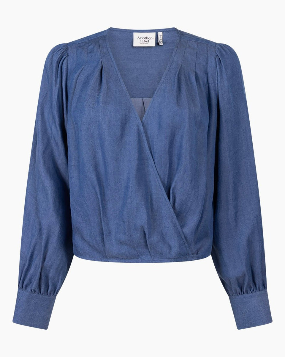 Another Label Danou Top Ls Blauw Dames