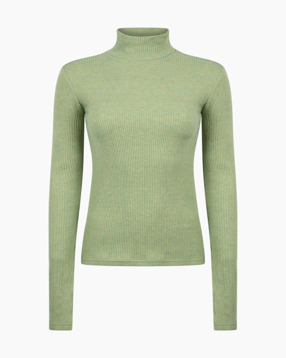 Another Label Enith Top Ls Lichtgroen Dames