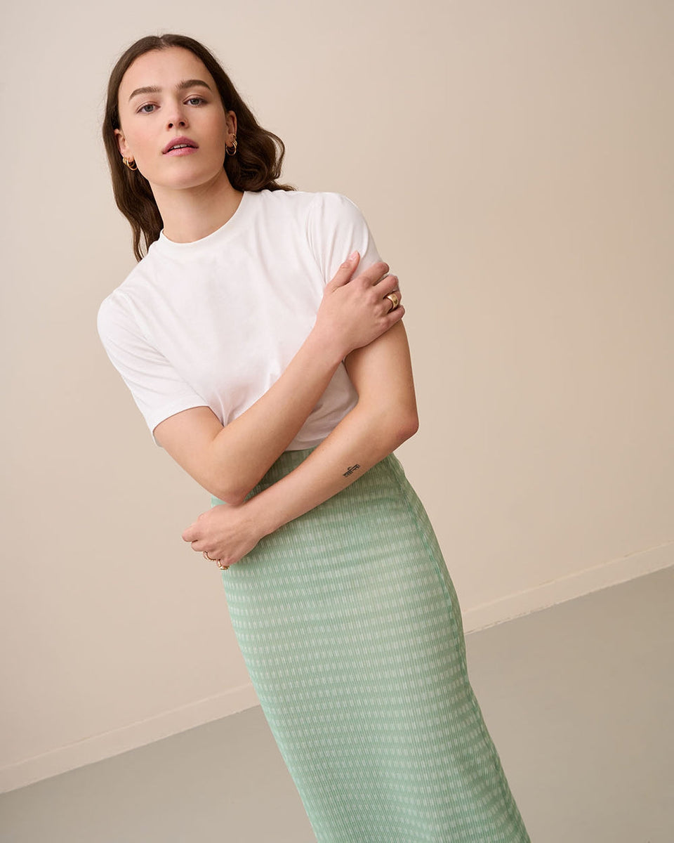 Another Label Gaure T-shirt Wit Dames