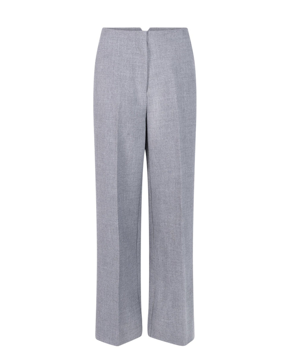 Another Label Lela Melange Pants Grijs Dames
