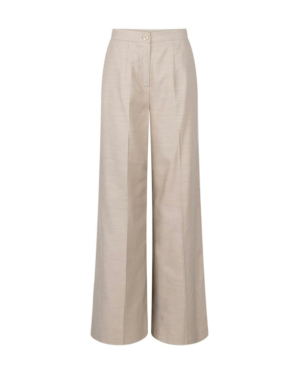 Another Label Nadine Pants Lichtbruin Dames