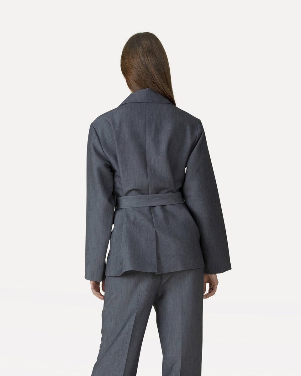 Another Label Nani Blazer Ls Grijs Dames