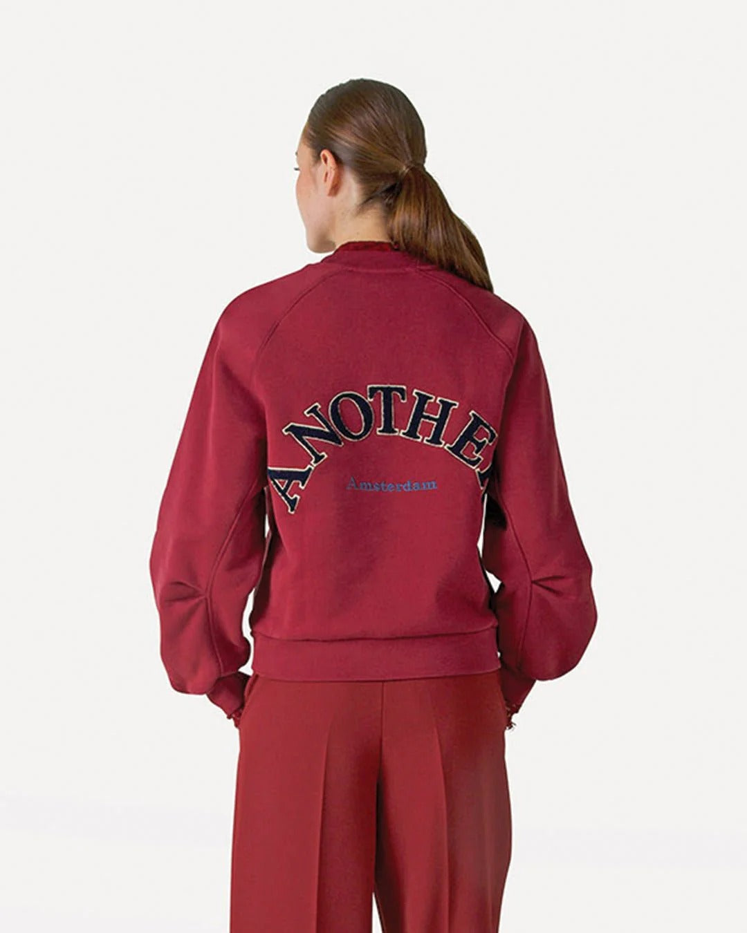 Another Label Nia Amsterdam Sweater Rood Dames