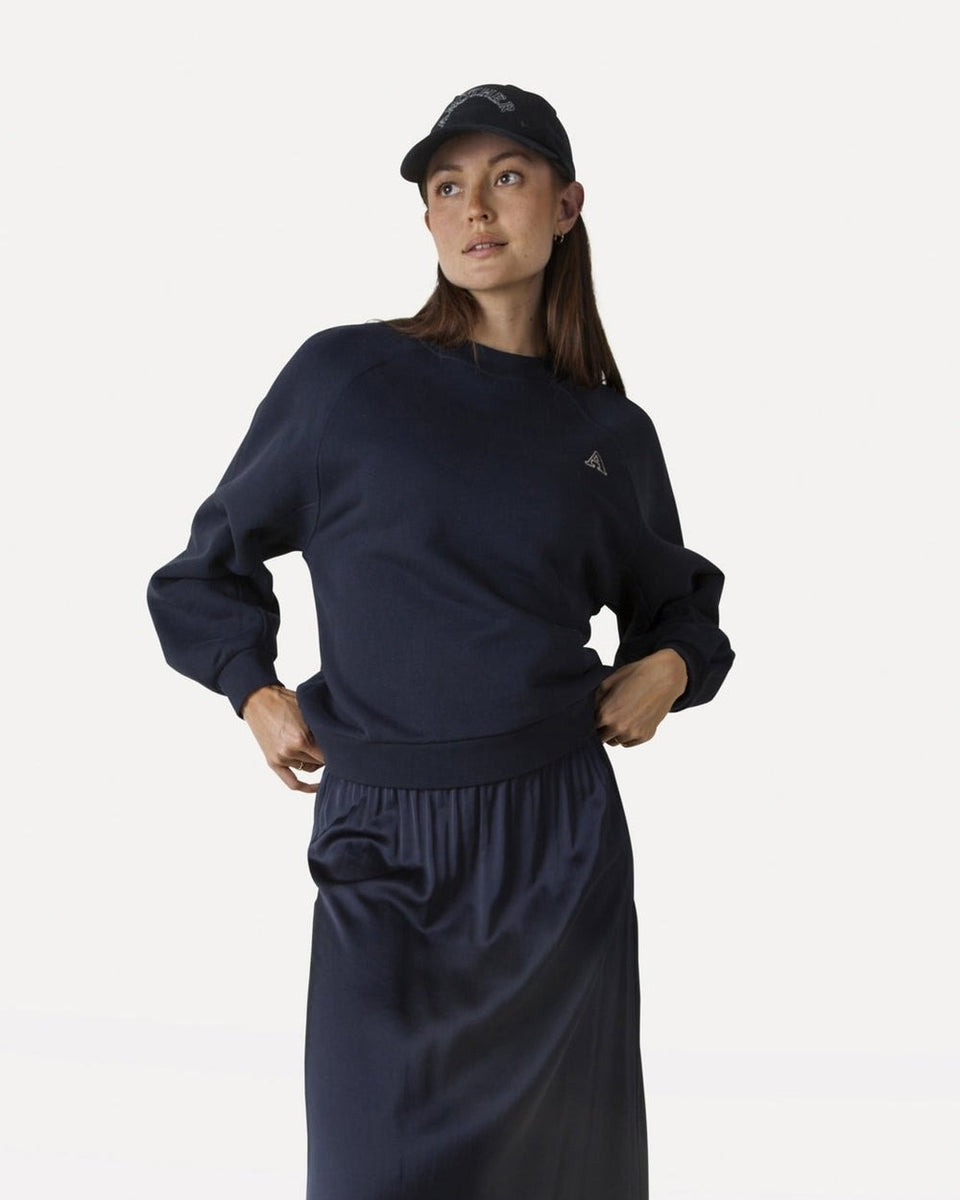 Another Label Niya Amsterdam Ls Donkerblauw Dames