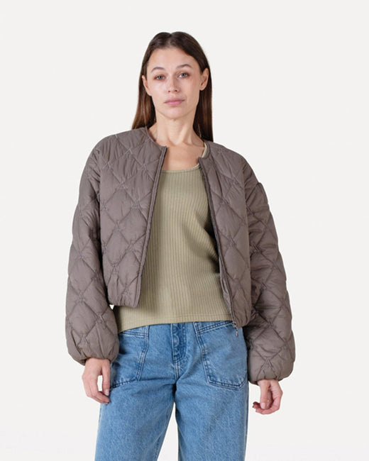 Another Label Noele Jacket Donkerbruin Dames