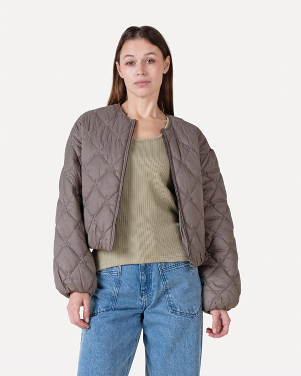 Another Label Noele Jacket Donkerbruin Dames